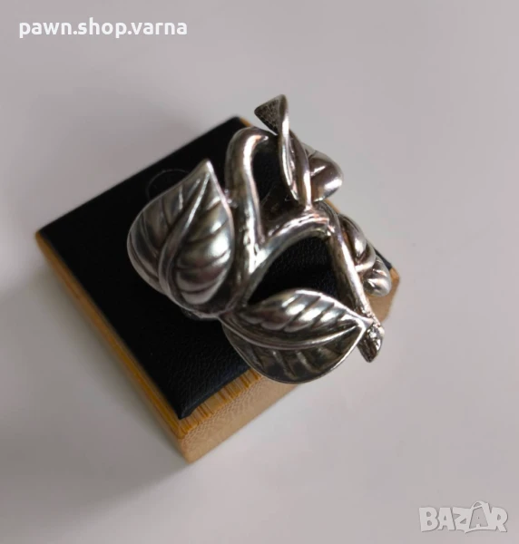 Масивен сребърен пръстен – проба 925, снимка 1