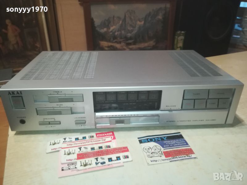 AKAI AM-A301 AMPLIFIER-MADE IN JAPAN-ВНОС SWISS 0807241822, снимка 1