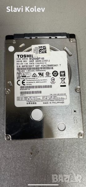 1TB Hard disk Slim Toshiba 2.5 inch, снимка 1