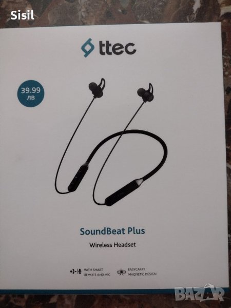 Безжични слушалки Ttec Soundbeat Plus Black

, снимка 1