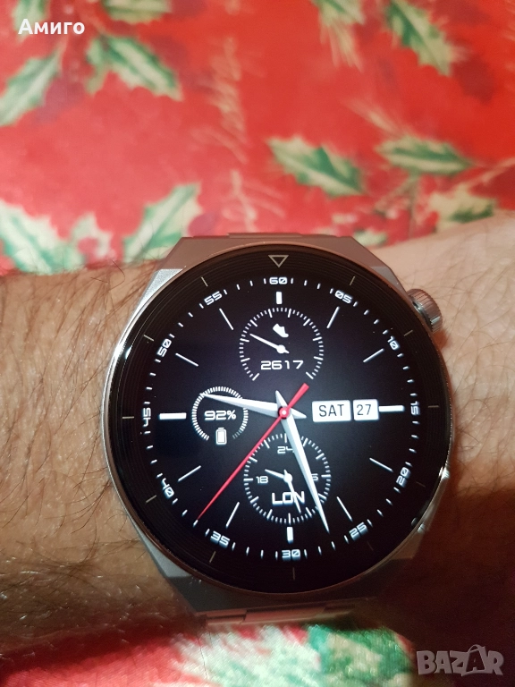 Смарт часовник Huawei Watch GT 3 Pro Titanium, снимка 1