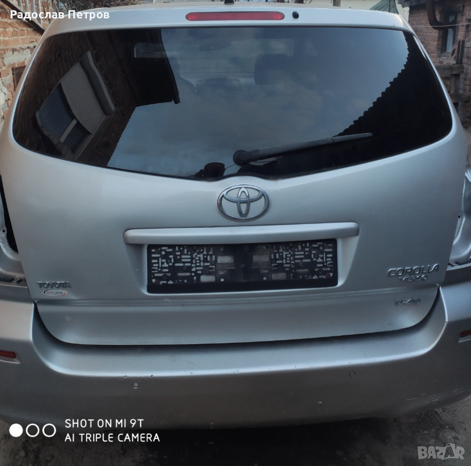 Заден капак Тойота корола версо, снимка 1