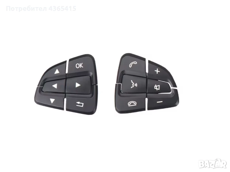 Капачета за бутони на волан за Mercedes GLE W166 (2015-2018)- 0999050600 , снимка 1
