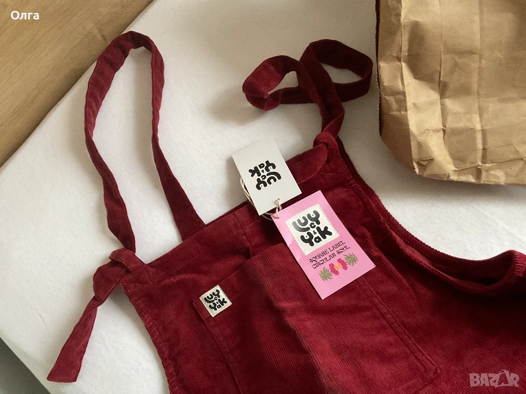 Оригинален кадифен гащеризон на Lucy & Yak, снимка 1