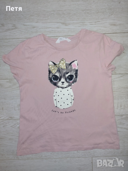 Тениска "НМ" - 6-8 години, снимка 1