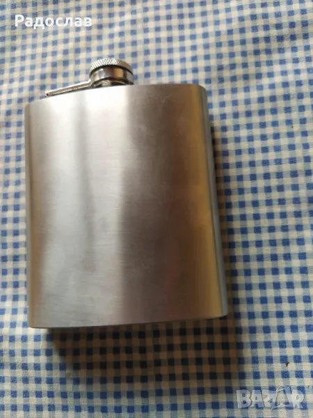 джобна метална бутилка , снимка 1