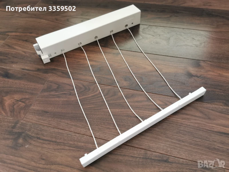 Сгъваем автоматичен простор за дрехи с 5 въжета, Макел, Makel, снимка 1