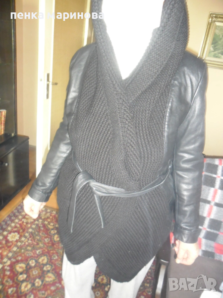 дамско кожено яке, снимка 1