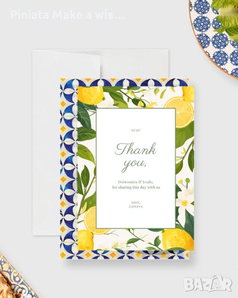 Парти декорация, украса за сватба, рожден ден, погача, моминско парти, снимка 1