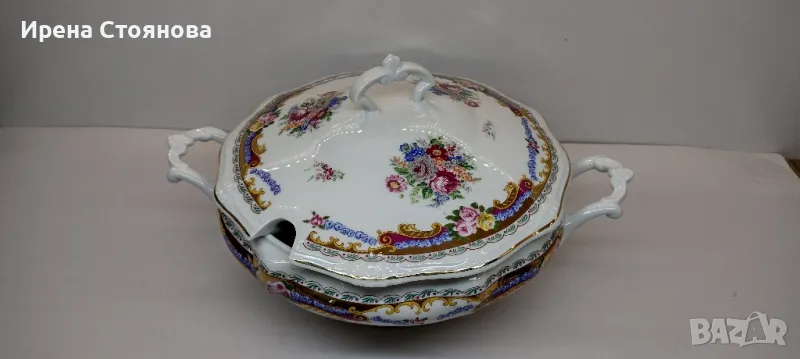 Съд за топло сервиране Fine porcelaine ElleGi T. Limoges., снимка 1