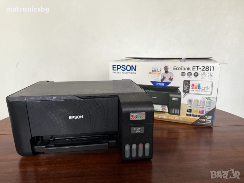 Мултифукнционален принтер Epson ET-2811, A4, Wi-Fi, цветен, снимка 1