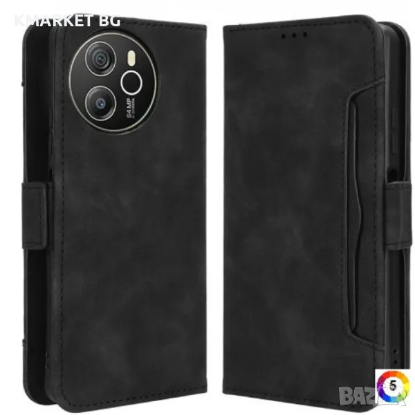 Blackview Shark 8 / Oscal Tiger 12 Multiple Card Slots /Magnetic Wallet Калъф и Протектор, снимка 1