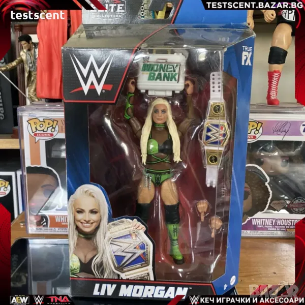 Екшън фигура WWE Liv Morgan Лив Морган Mattel Elite Series 103 играчка figure, снимка 1