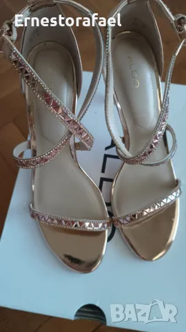 Страхотни високи сандали Aldo, снимка 4 - Дамски обувки на ток - 50402296