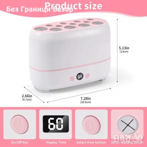 Нова Сушилня за бюти аксесоари – четки за грим, компактна с 4 режима, снимка 5 - Други - 49743079