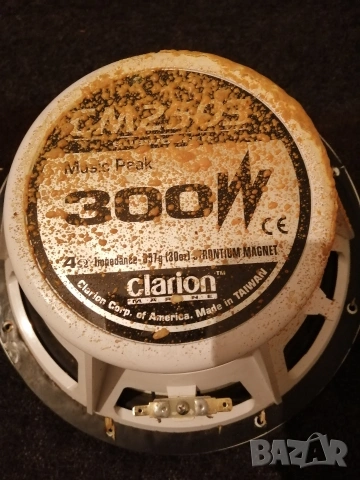Говорител Clarion 12", снимка 3 - Тонколони - 53880275
