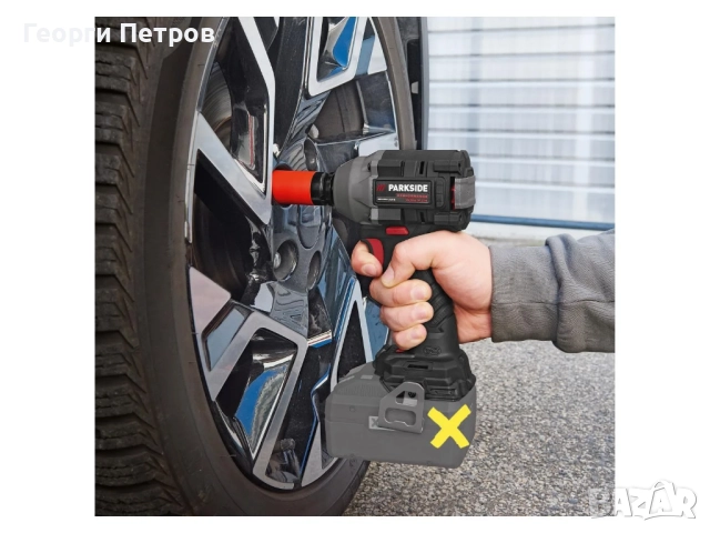 Нов Безчетков Гайковерт Parkside Performance 20V 600Nm, снимка 6 - Винтоверти - 51698759