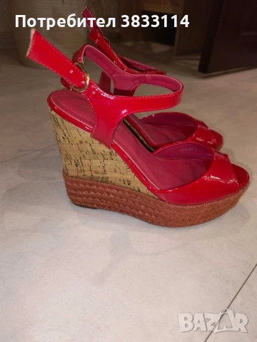 Дамски нови сандали на платформа , снимка 1