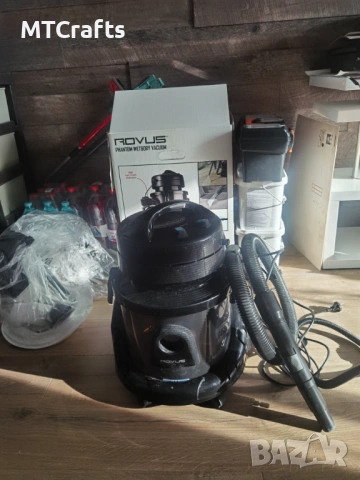 Прахосмукачка за пране Rovus Phantom Wet & Dry - 4 в 1, снимка 4 - Прахосмукачки - 53583597