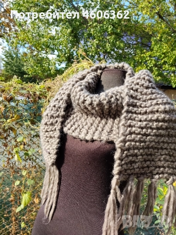 ръчно изплетени шалове, снимка 14 - Шалове - 52237966