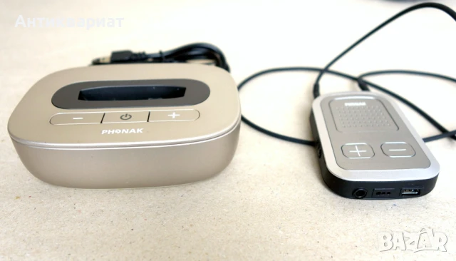 Стриймър за слухови апарати Phonak: Phonak TVLink II + Phonak ComPilot, снимка 2 - Друга електроника - 50773965