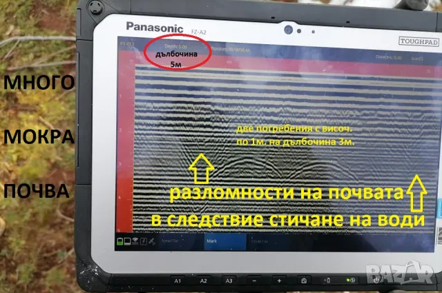 Откриване на вода и кухини под земята с 2D и 3D ГЕОРАДАРИ 100 % ГАРАНТИРАНЦИЯ, снимка 13 - Други услуги - 47188577