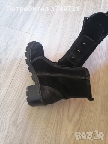 Зимни боти естествен велур, снимка 3 - Дамски боти - 54186350