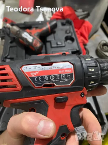 Винтоверт Milwaukee m12 BDD, снимка 5 - Винтоверти - 47807416