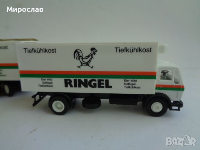 HERPA H0 1/87 MERCEDES BENZ КАМИОН МОДЕЛ КОЛИЧКА , снимка 4 - Колекции - 45900519