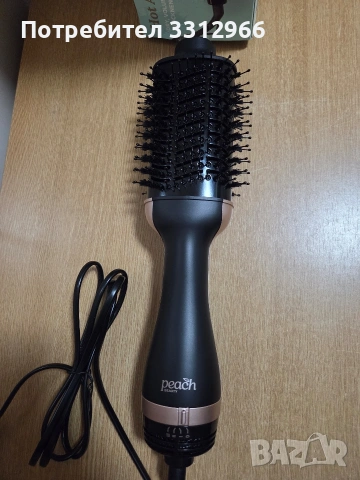 Чисто нова четка с горещ въздух (сешоар-четка) 3 в 1 от марката Peach Beauty, снимка 2 - Маши за коса - 53839538