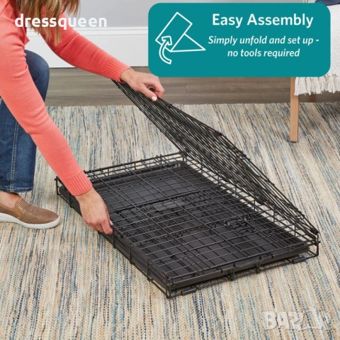 4482 Сгъваема транспортна клетка за кучета, 60 см, снимка 5 - За кучета - 53877204