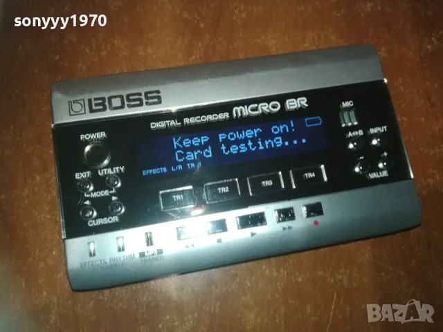 BOSS DIGITAL RECORDER MICRO BR 0510241317, снимка 1 - Ресийвъри, усилватели, смесителни пултове - 47470451