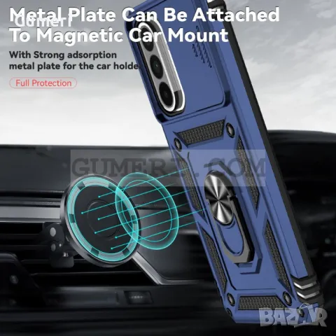 Samsung Galaxy A56 Хибриден Гръб С Капак И Ринг, снимка 7 - Калъфи, кейсове - 50043588