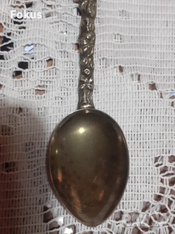 Стара антикварна малка колекционерска лъжичка Италия - N1, снимка 3 - Антикварни и старинни предмети - 53698182