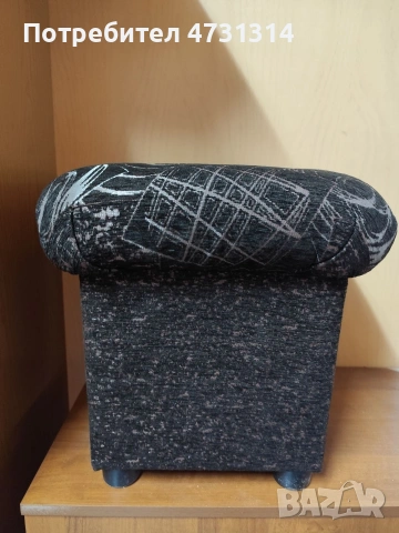 Табуретки тапицирани, 40/40/40 см. 4 бр., снимка 3 - Столове - 53616018