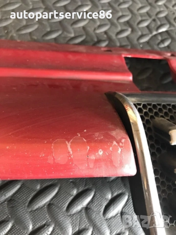Решетка на предна броня, червена за Peugeot 406 9616258477, снимка 2 - Части - 53682988