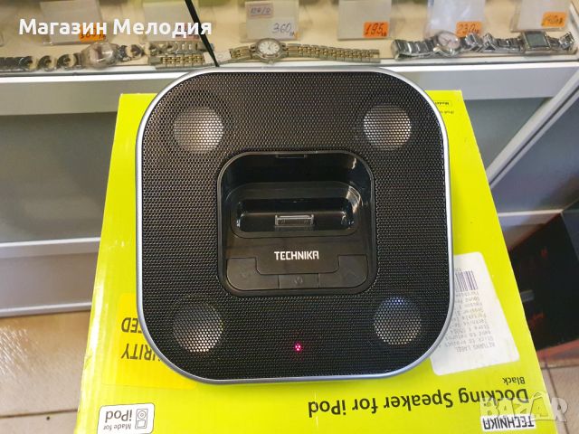 Докинг станция / Docking Speaker for iPod black Technika SP-507B с дистанционно, книжки, кашон, адап, снимка 6 - Други - 45419854