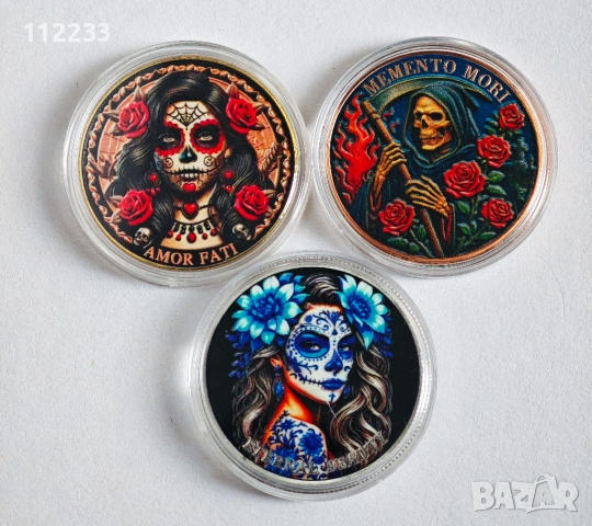 Сувенирни монети „Денят на мъртвите”-Мексико