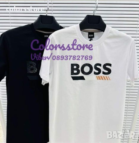 Мъжка тениска Boss код SS21U, снимка 1 - Тениски - 41202426