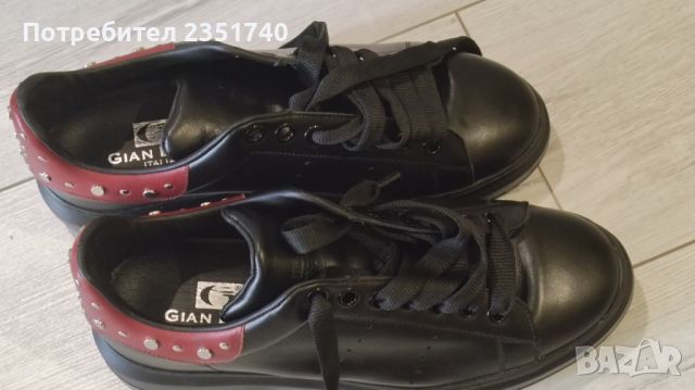 Бутикови италиански sneakers Gian Luka, снимка 2 - Спортно елегантни обувки - 45321939