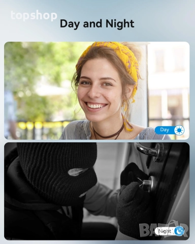 Чисто нова TMEZON Кабелна видеодомофонна система с 2 * 7 инчаови монитора, видео звънец с камера..., снимка 2 - Други - 52034366