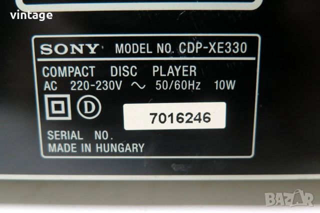 Sony CDP-XE330, снимка 8 - Други - 46064979