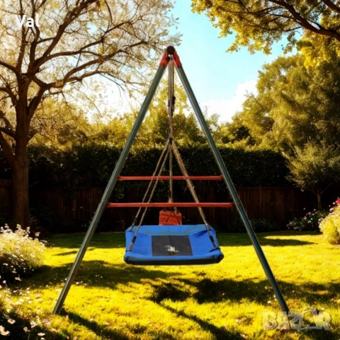 Двойна градинска люлка - класическа и щъркелово гнездо - гарантиран релакс и удоволствие, снимка 2 - Други - 53822373