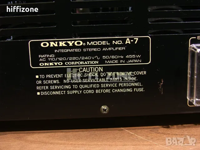 Усилвател Onkyo a-7, снимка 10 - Ресийвъри, усилватели, смесителни пултове - 47997864