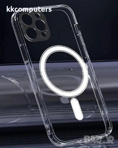 Калъф Акрилен Силикон Рамка MagSafe / Прозрачен / за iPhone 17 Air 6.5 Баркод : 3132669, снимка 2 - Калъфи, кейсове - 52433351