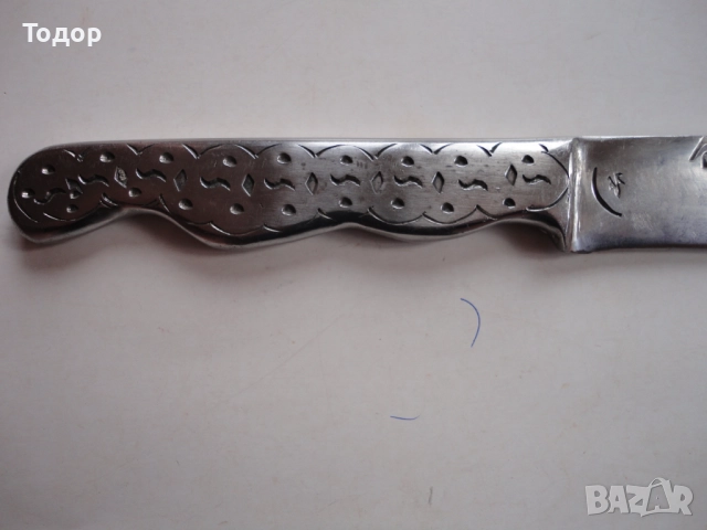 Страхотен ловен  нож гравюри 6, снимка 2 - Ножове - 52825081