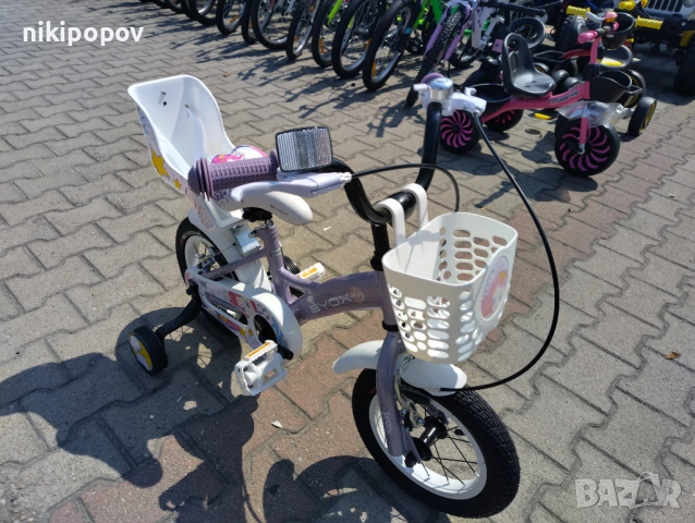 BYOX Велосипед 12" PRINCESS виолет, снимка 4 - Велосипеди - 53531712