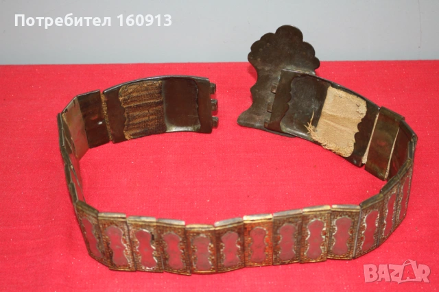 Възрожденски сребърен Дедеагач колан пафта накит за носия., снимка 10 - Антикварни и старинни предмети - 54224867