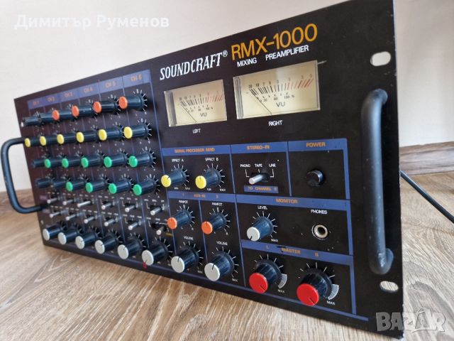 Професионален смесител Soundcraft RMX-1000, снимка 2 - Ресийвъри, усилватели, смесителни пултове - 46499936