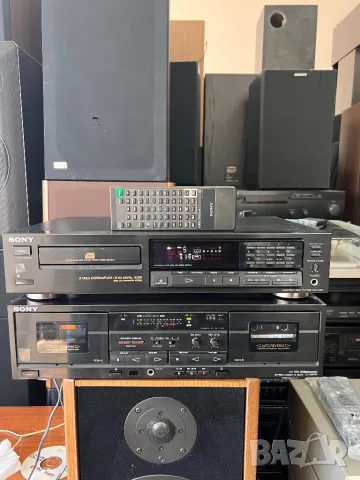 SONY TC-WR 570 & CDP-590 , снимка 1 - Аудиосистеми - 49259807